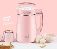 chinaJoyoung newest pink Household Soymilk Maker Electric Food Blender home soy bean milk machine 1.2L  juice Baby Rice paste