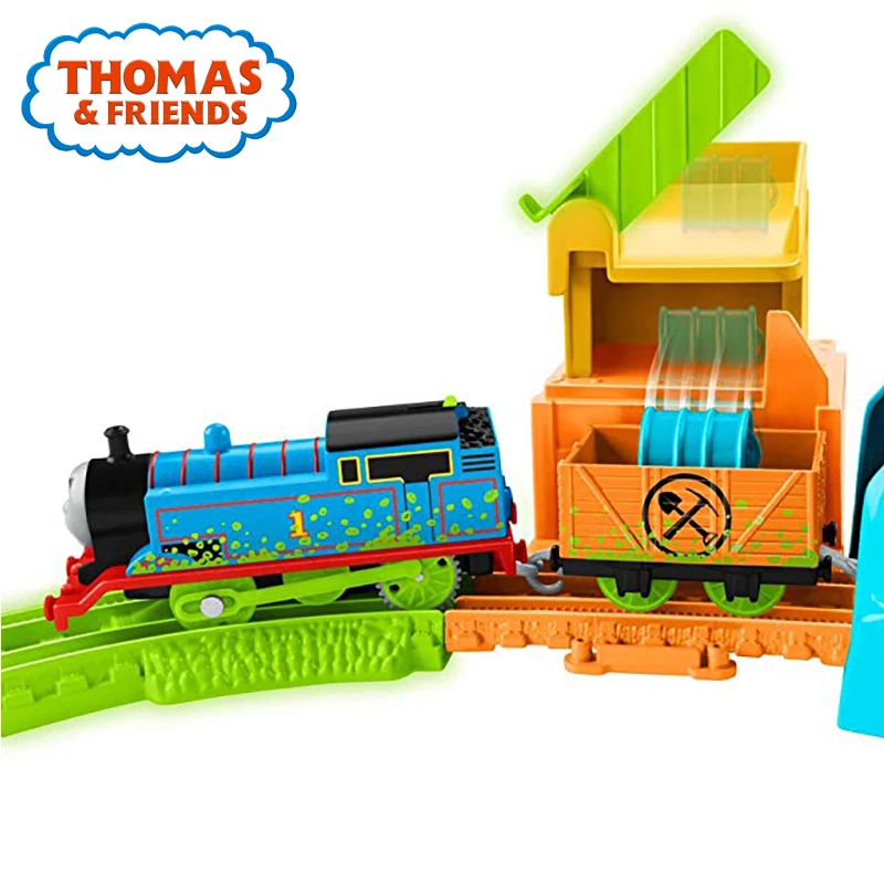 Паровозик Thomas & Friends Track Master новинка 2019 игрушечный поезд светящийся шахтный набор
