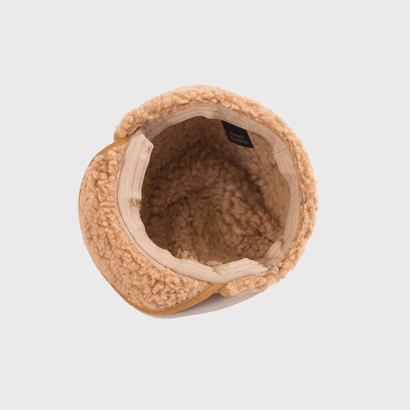 Children's Hat Autumn and Winter New Lei Feng Hats Korean Parent-child Plus Velvet Thick Windproof Earmuffs Lamb Down Cap
