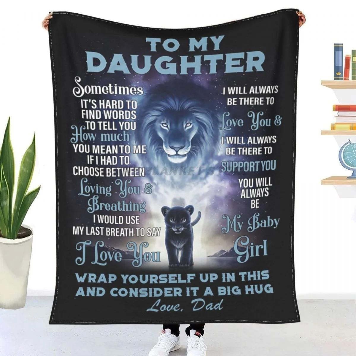 

MOM TO DAUGHTER SOMETIMES IT S HARD TO FIND WORDS TO TELL YOU HOW MUCH I LOVE YOU BlanketsFleece Throw Blanket