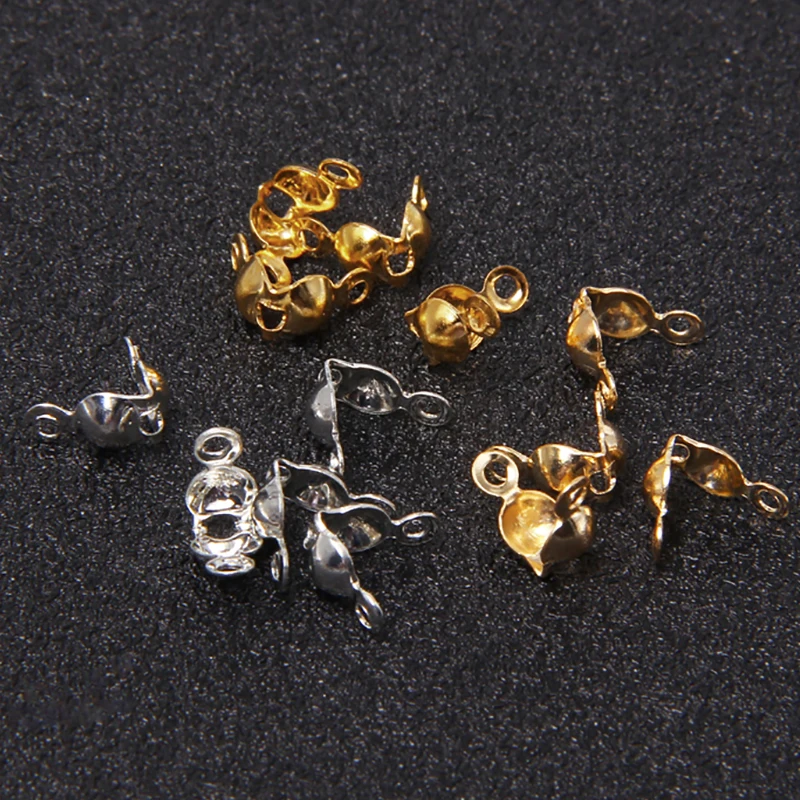 200 шт./лот Соединительная застежка фитинг 4*7 5 мм Шариковая цепочка обжимные