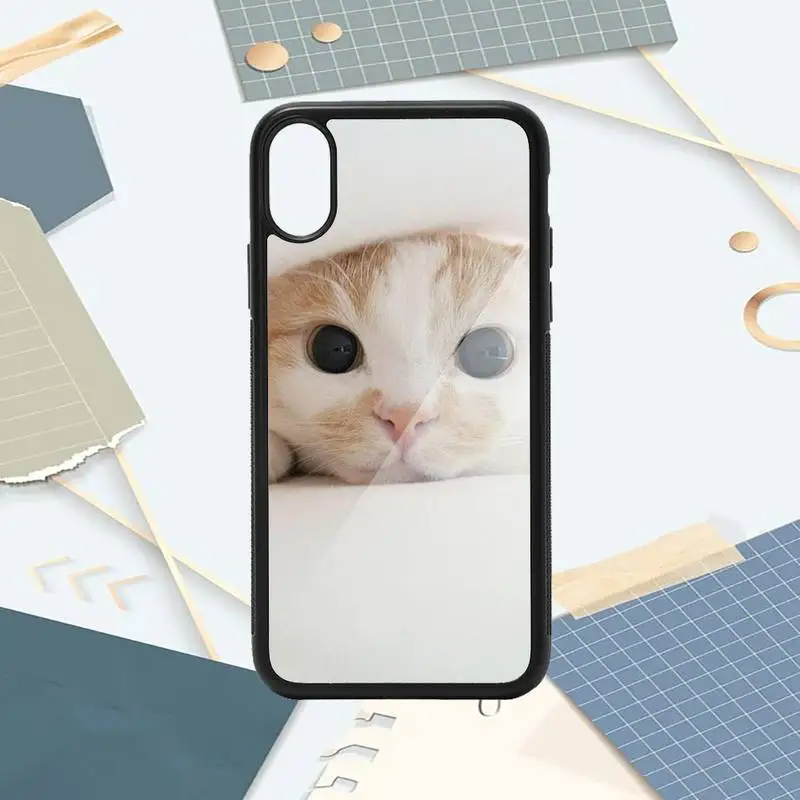 

cat animal lovely mobile shell Phone Case PC for iPhone 11 12 pro XS MAX 8 7 6 6S Plus X 5S SE 2020 XR