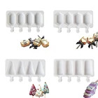 Инструмент для приготовления мороженого с 4 отверстиями, алмазная силиконовая форма, кубик фруктового льда, маленькие формы, форма для выпечки, конфеты, плитка, искусственный поднос для кухни