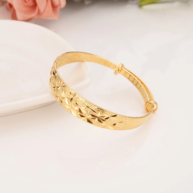 

12pcs adjust Gold Bangle for Women Gold Dubai Bride Wedding Ethiopian Bracelet Africa Bangle Jewelry Gold Charm Bracelet gifts