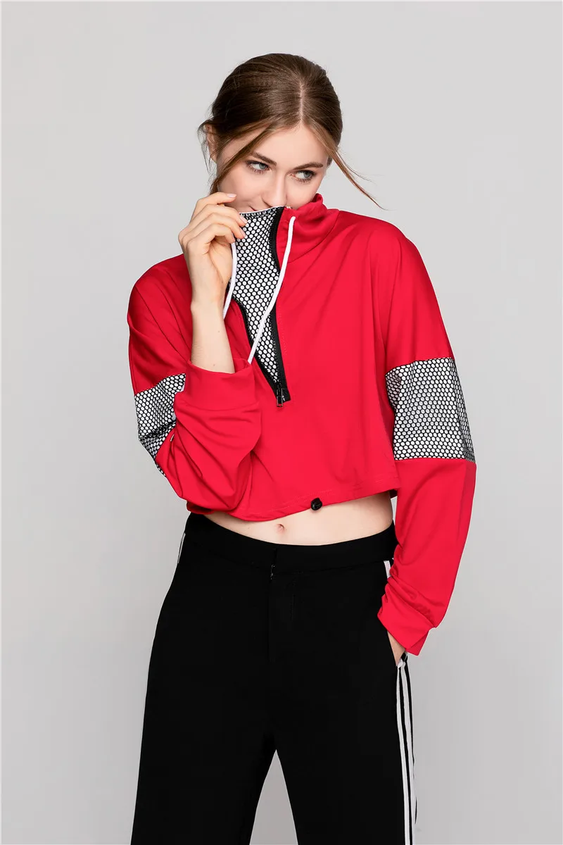 

Neatie kiddie Turtleneck Drawstring Grid Stitching Short High Collar Long Sleeve Loose Sweathshirt Pullovers Hoodies