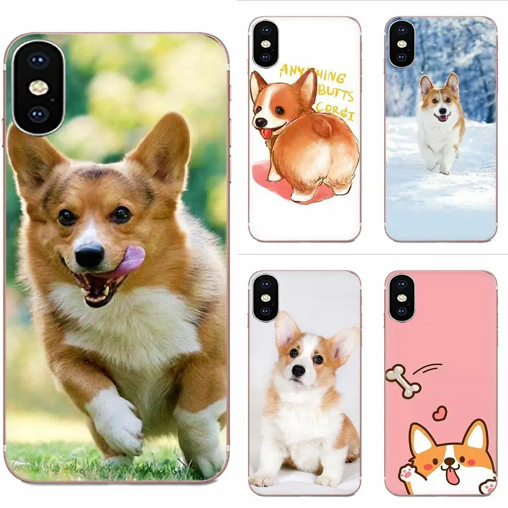 Мягкий ТПУ чехол с изображением собачек корги для Samsung A01, A51, A71, A81, A91, A50, S10E, S10, S20 Plus, Note 10 Lite, Pro, M60s, M30S, мобильный телефон