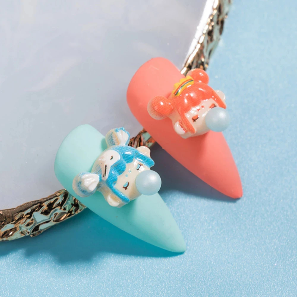 1 коробка прелестная маленькая девочка ногтей ювелирные подвески Нейл-арт в