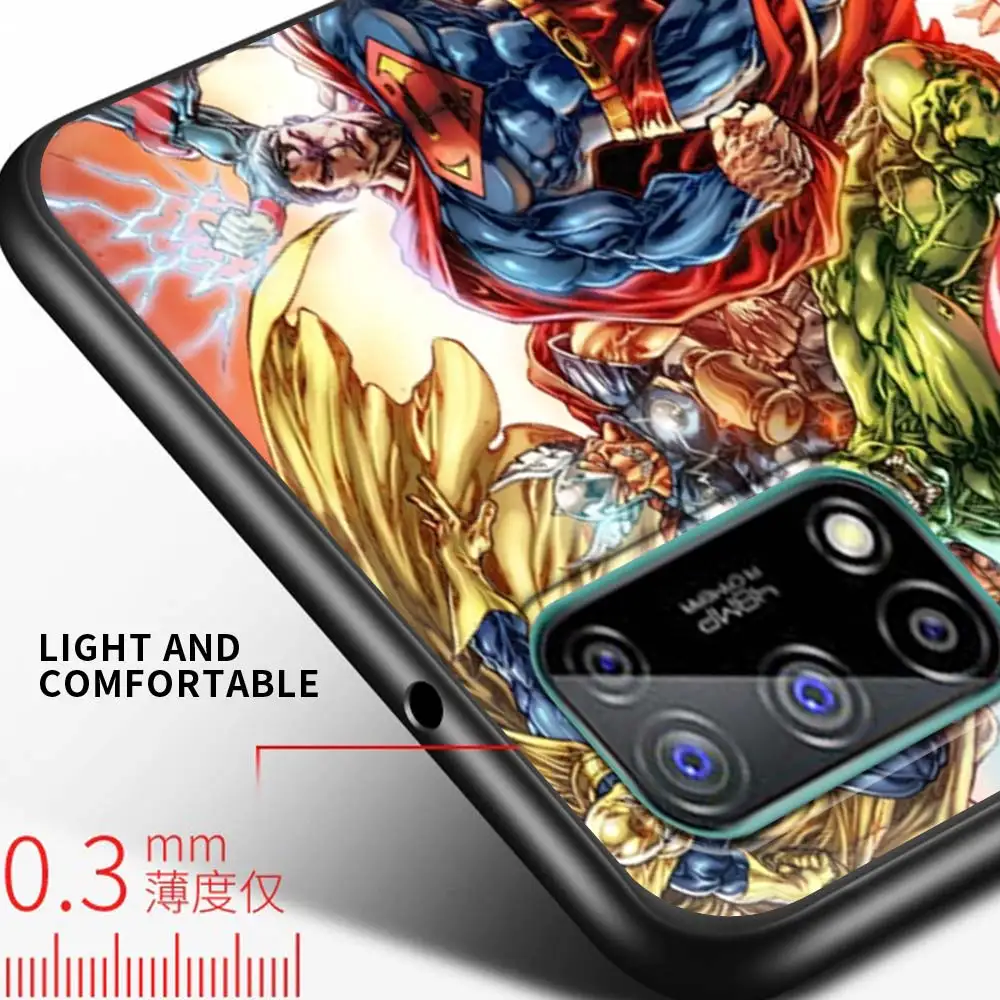 marvel heroes the avengers silicone phone case for realme 8 7 6 pro 7i c21 c21y c15 c12 c11 c3 xt gt master x50 pro 5g bag cover free global shipping