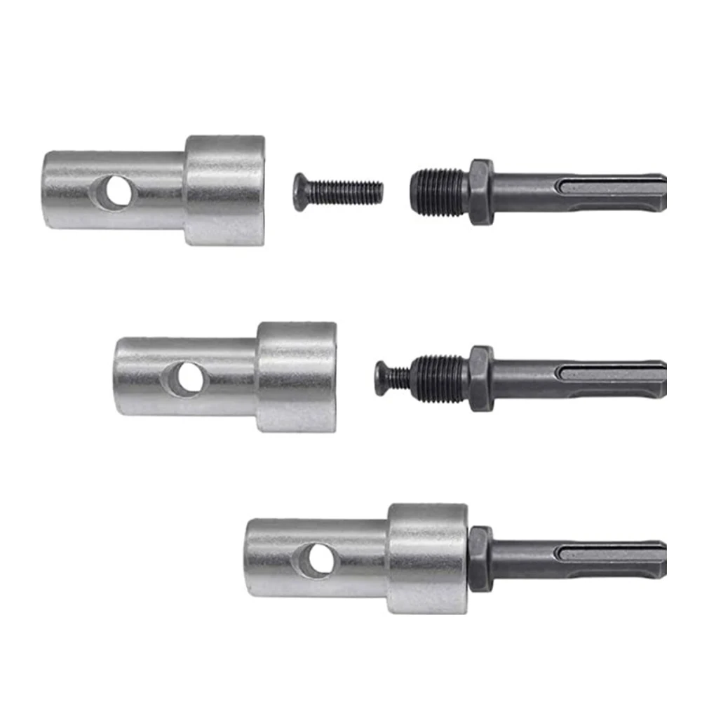 Металлические сверла насадки с шнеком 2 ямы слота Круглый хвостовик конвертер