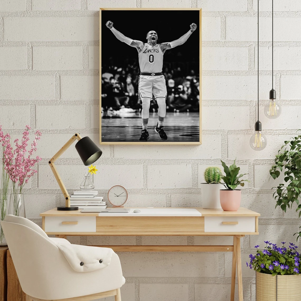 Рассел Вестбрук плакат баскетбольный холст Художественная печать домашний