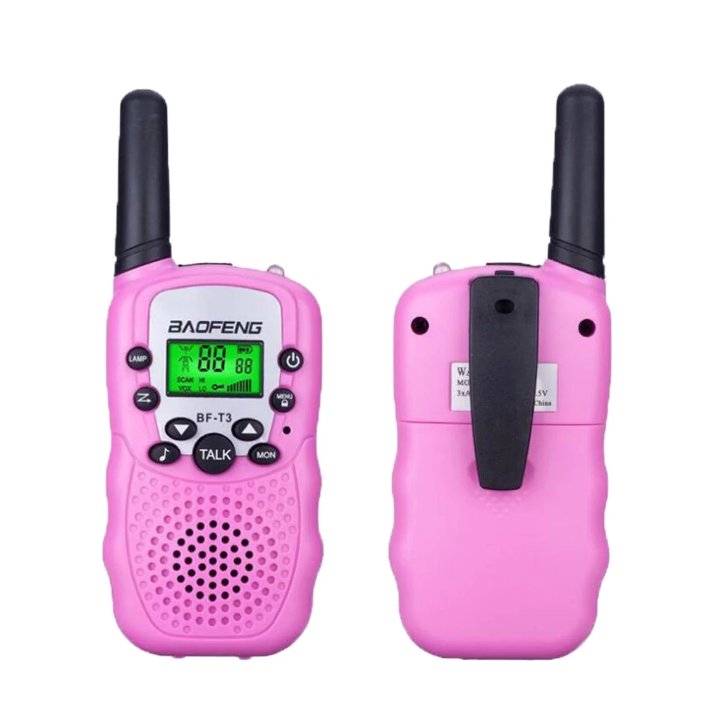 2 шт Baofeng BF-T3 детская игрушка Walkie Talkie мобильный телефон говорящая игрушка Двусторонняя радио коммуникатор для ребенка