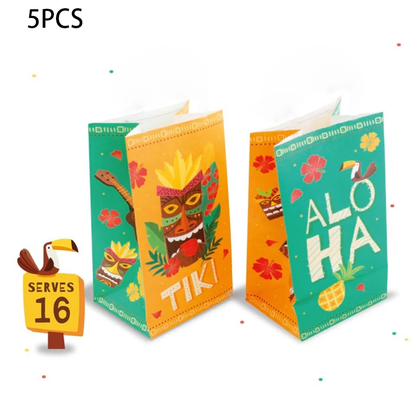 

Luau тематическая Подарочная коробка для кексов, конфет