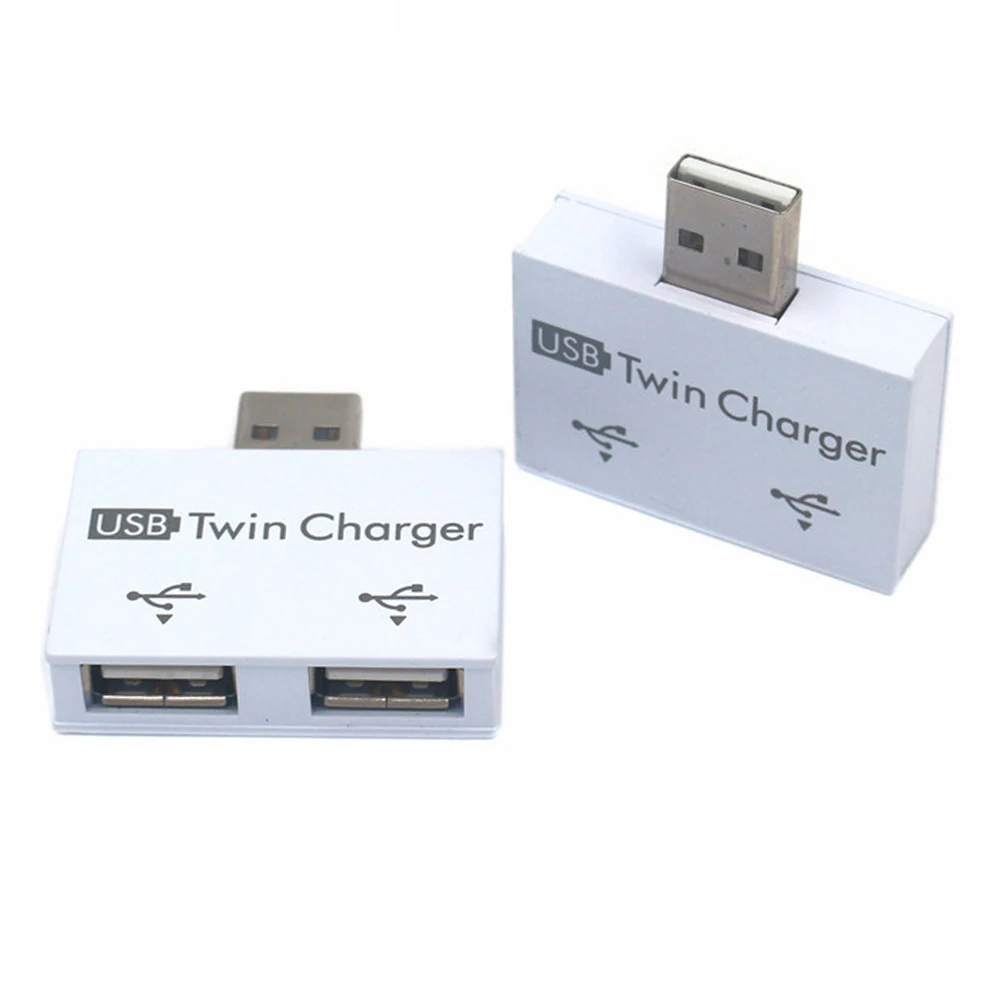 Мини usb хаб 2 Порты и разъёмы Зарядное устройство Hub адаптер Лидер продаж Новые