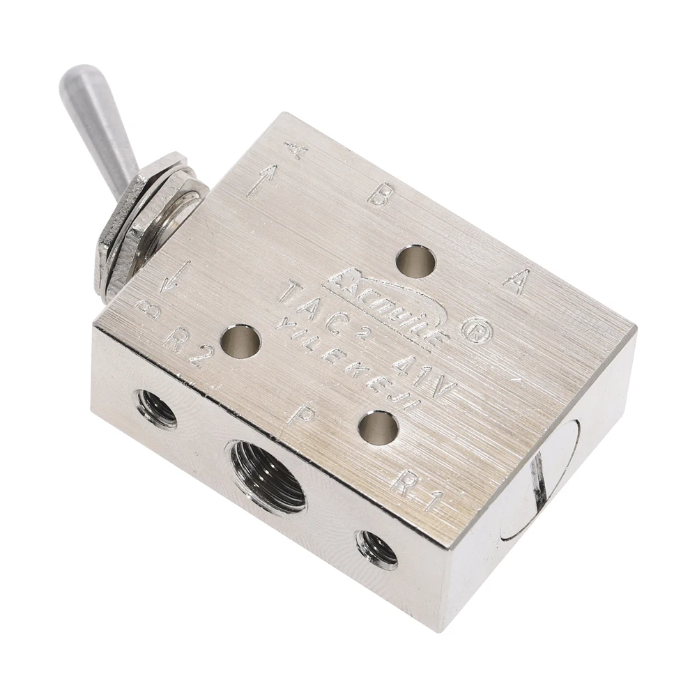 Пневматический 2 позиционный 5 переключатель с серебристым тоном|Пневматические