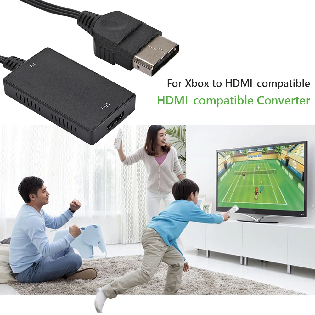 

Original Console for XBOX to HDMI-compatible Video Converter Adapter Support 1080P 720P Output for HDTV Game Accessories