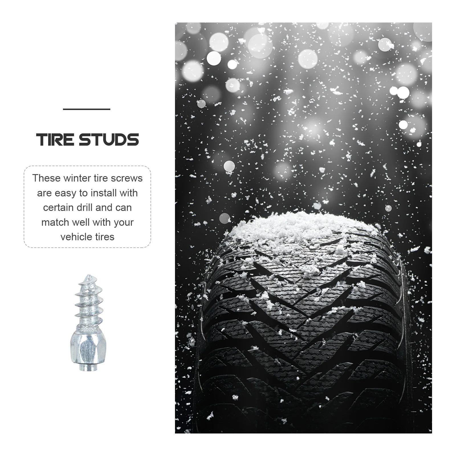 100 шт. полезные винтовые шипы для шин противоскользящие шины автомобиля |