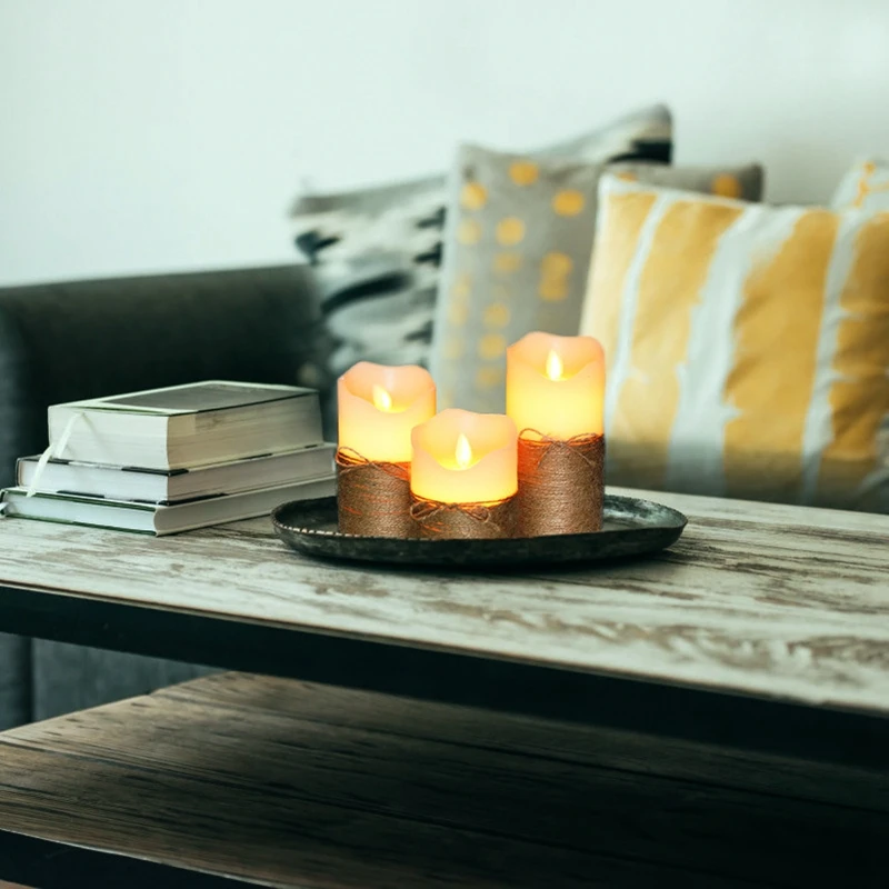 3 шт. светодиодные свечи с пультом ДУ | Лампы и освещение