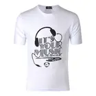 Мужская Спортивная Футболка jeansian, футболка для тренировок в фитнес-зале, модная футболка с коротким рукавом LSL178, белая