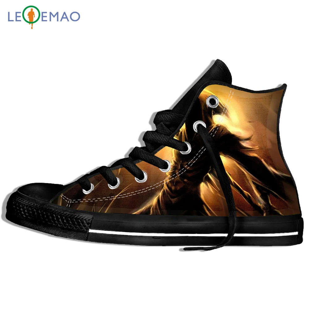 

Custom Logo Image Printing Sneakers Design Men Heavy Metal Grim Reaper Skull Harajuku Style Plimsolls Canvas Zapatos De Mujer