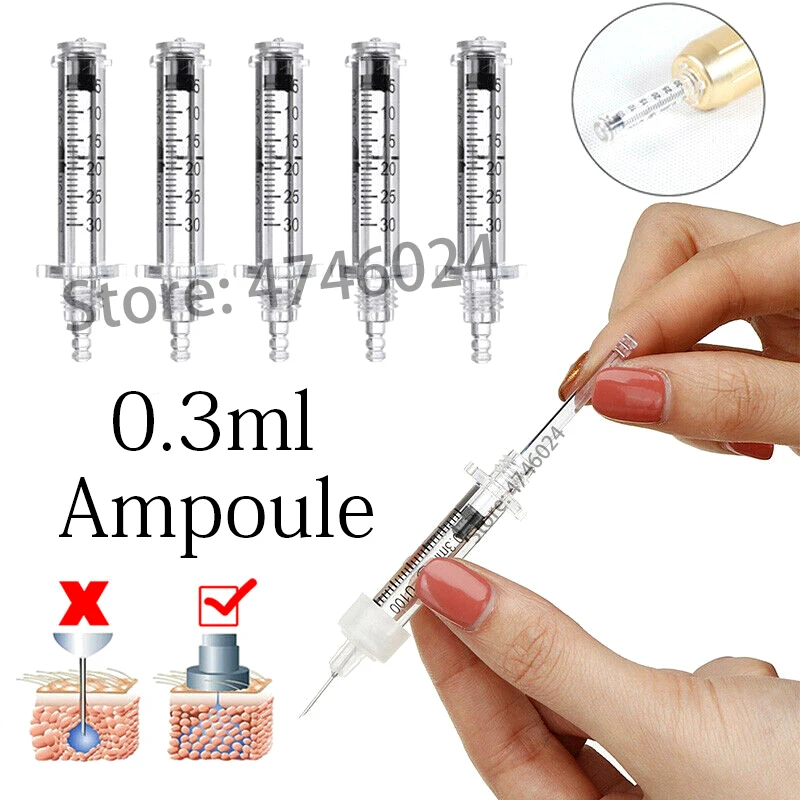 Одноразовая Стерильная игла для 0 3 мл ампулы головкой иглы Гиалуроновая кислота