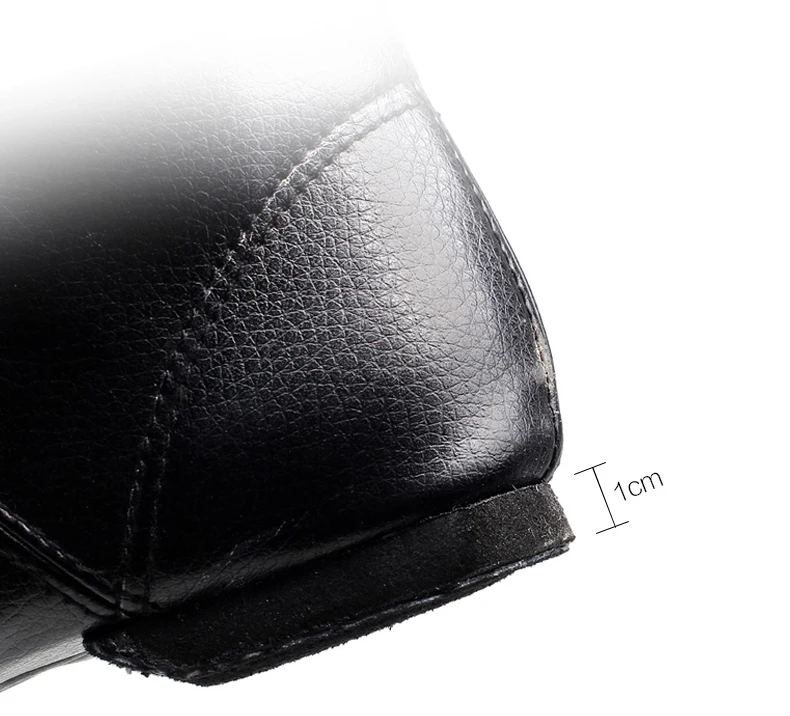 Женские ботинки для танцев из искусственной кожи на шнуровке с разделенной