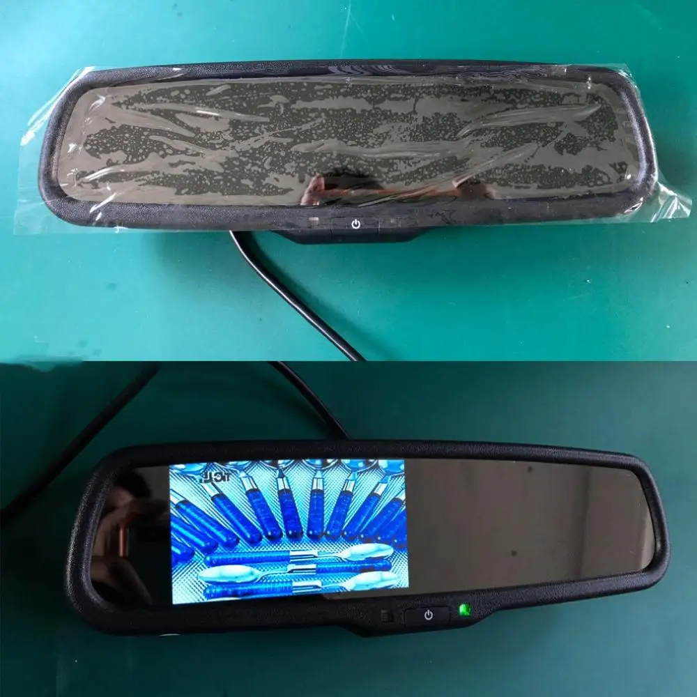

Wireless Auto Car Rearview Mirror Display High Brightness With Automatic Dimming Reversing Image LCD Monitor Mirror
