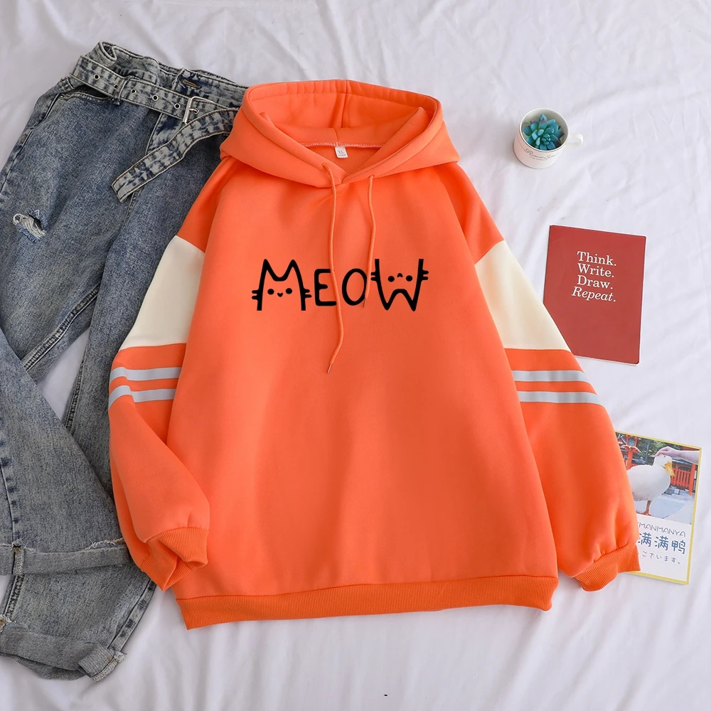 

Женская флисовая толстовка с капюшоном, свободного покроя