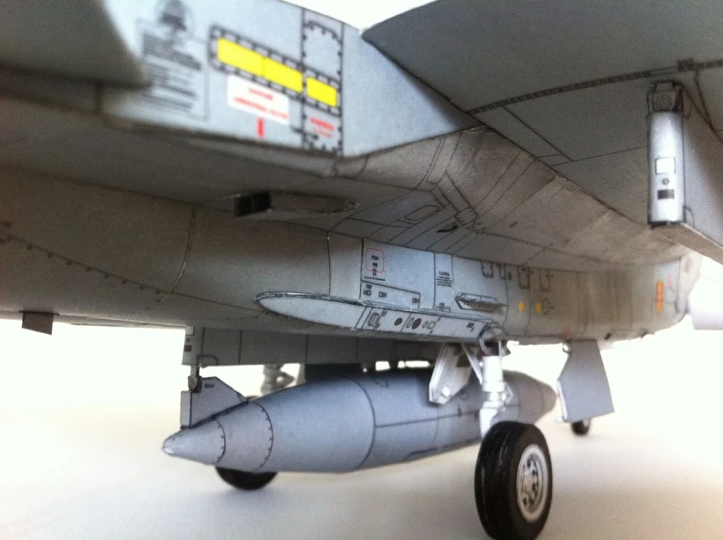 Harlin Version F 15C Fighter 3D Paper Model DIY|Картонные конструкторы| |