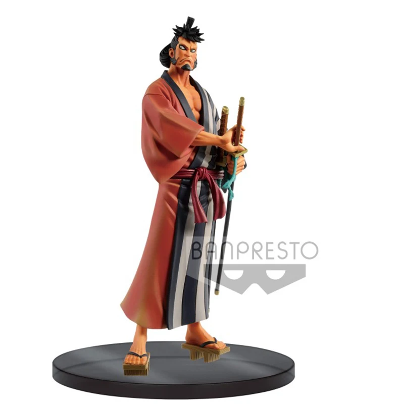 

17cm BANDAI ONE PIECE DXF Kinemon straw hat classic battle pvc collectible action figure model doll toys