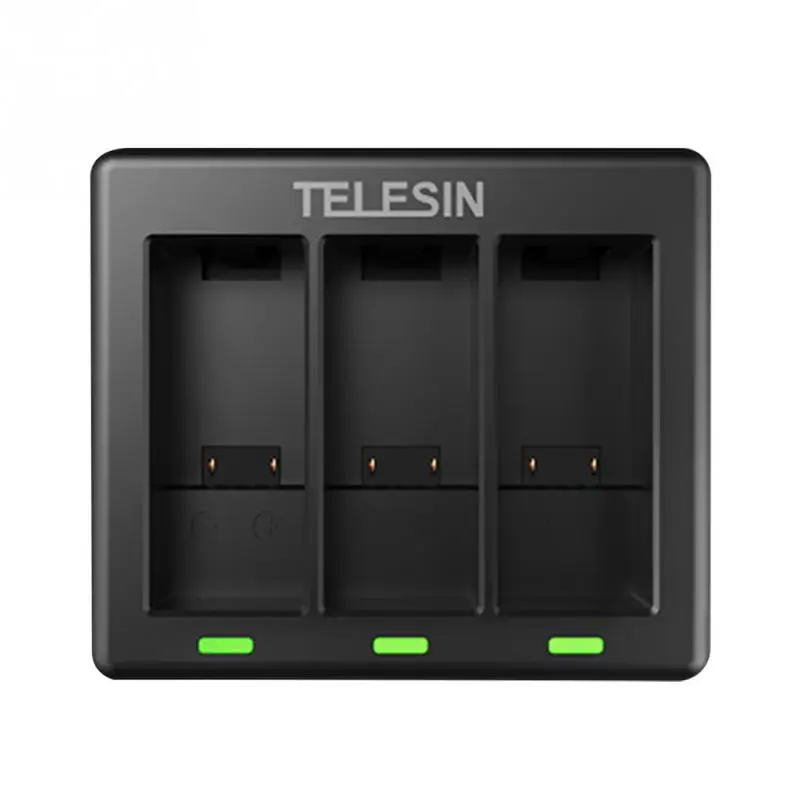 3 полосное Зарядное устройство USB для GoPro Hero 9 черное зарядное слота смарт