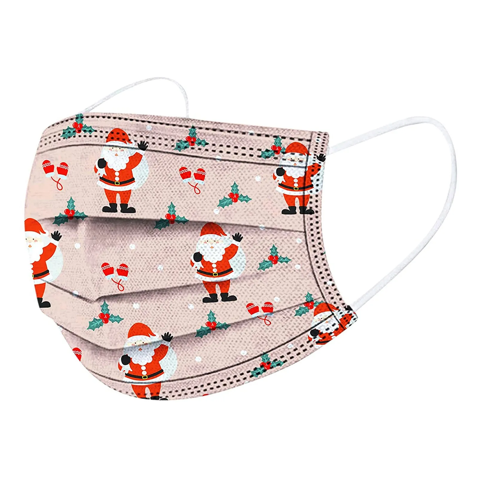 Маска для лица одноразовая трехслойная из нетканого материала 10 шт. |