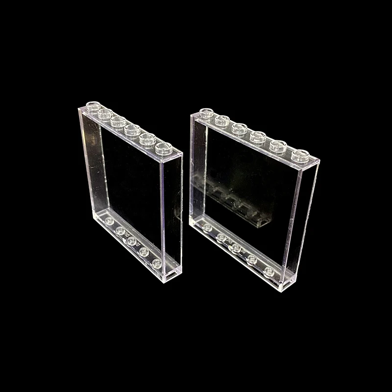 

6PCS Wall Element Window Building Blocks Compatible Major Brand Kids Toys 1x6x5 59349 Early Learning MOC Education Gifts