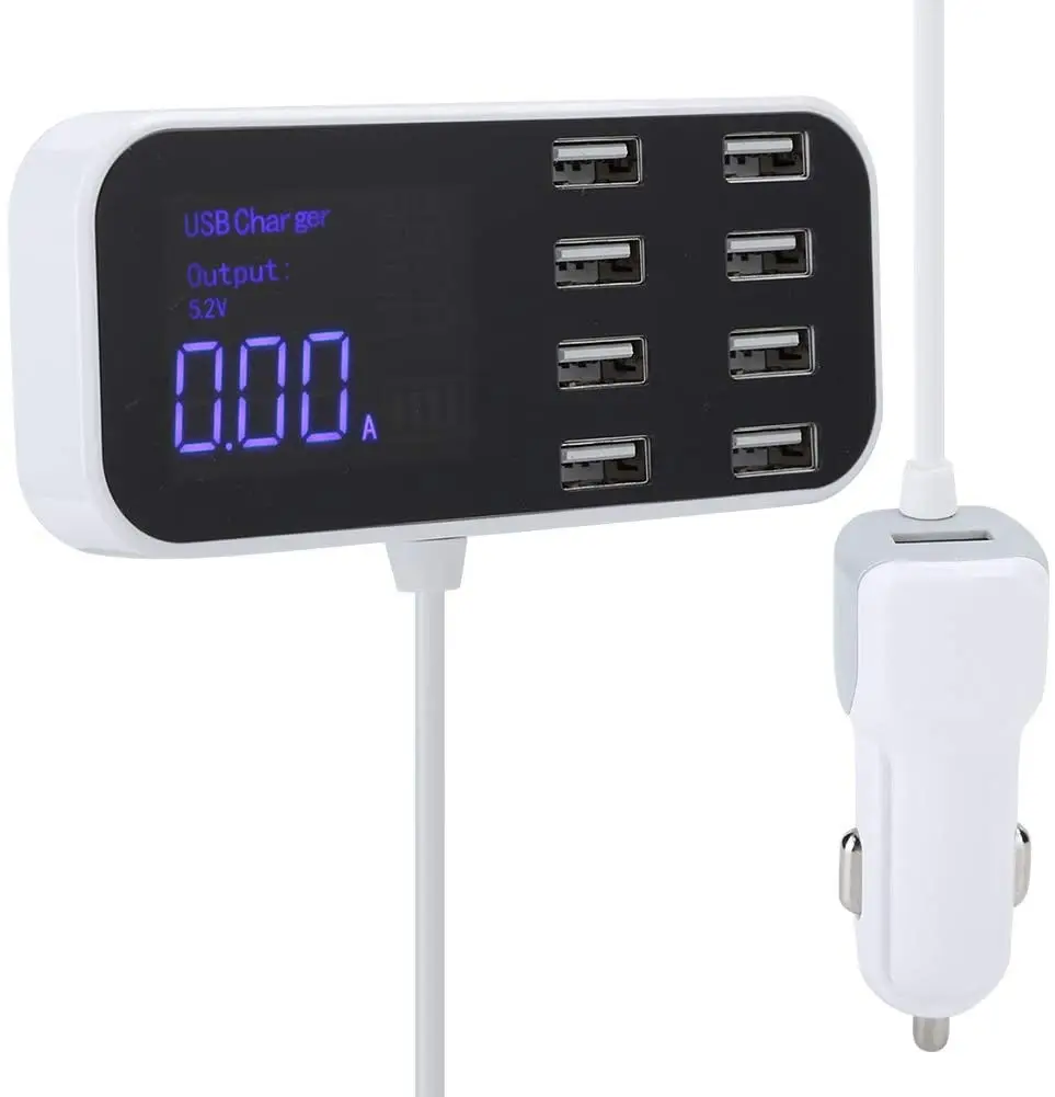 

Автомобильное зарядное устройство с 8 USB-портами