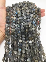 natural stone blu ray labradorite beads faceted oval shape loose for jewelry making diy necklace bracelet 15 8x12mm 10x14mm