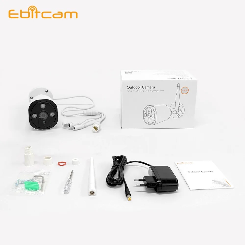 

Ip66 Waterproof CCTV Wifi Ip Camera Outdoor Enhanced Antenna Night Vision AI Face Motion Detect Security Surveillance Monitor