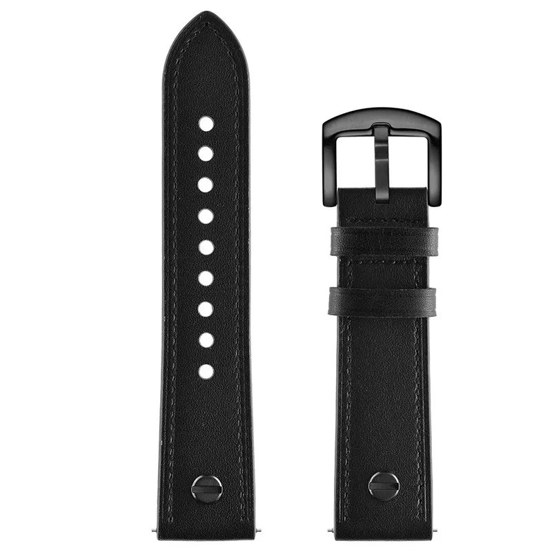 Смарт часы Huami Amazfit GTR 47 мм для xiaomi amazfit stratos 2 2s кожаный ремешок 22 спортивный