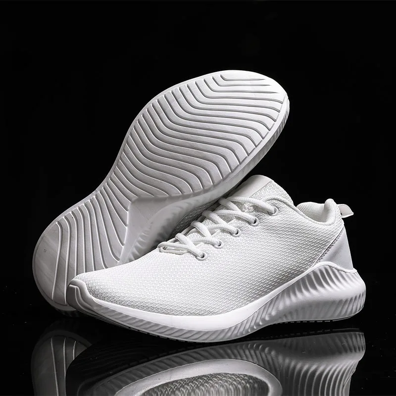 Sooneeya Classic Shoes Casual for Men Black White Lace Up Sneakers Male Damping Sole Lightweight Trainers Outdoor Walking Tenis |
