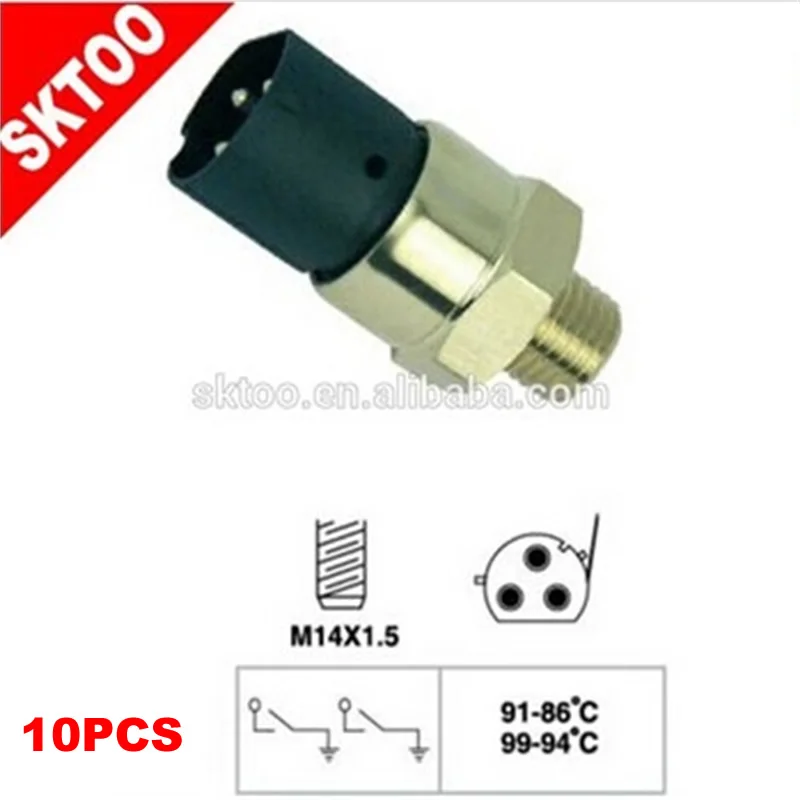 

SKTOO 61311378073 для BMW 10 шт. температурный автоматический переключатель, Охлаждение вентилятором (система охлаждения), термический переключатель ...