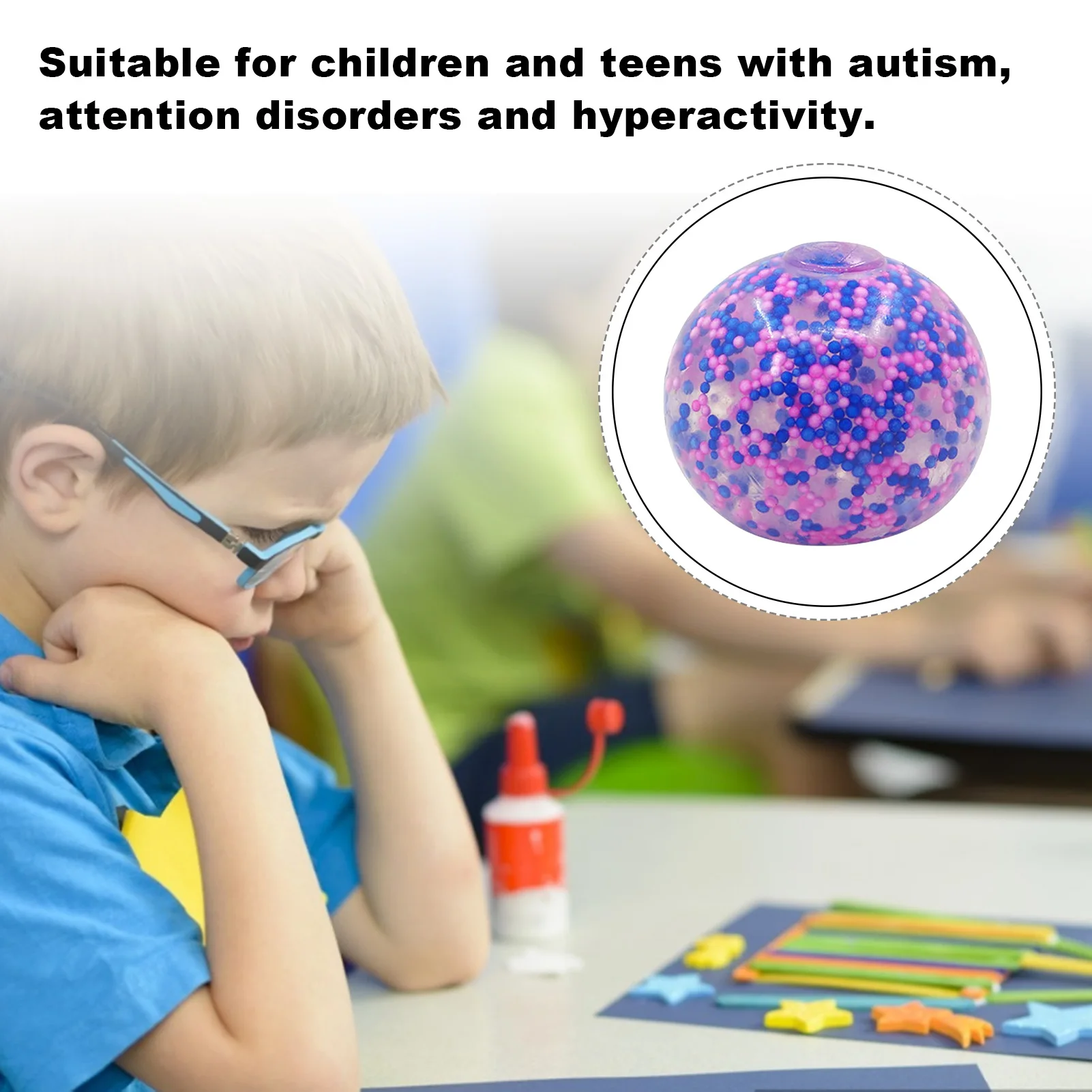 Мячи для снятия стресса детей и взрослых мячи устойчивые к разрыву нетоксичные