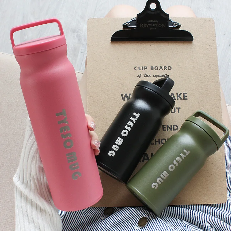 

Big capacity Portable Stainless Steel With Lid Straw Coffee Cup Wine Tumblers Mugs Double Wall Vacuum Insulated Cup Water Bottle