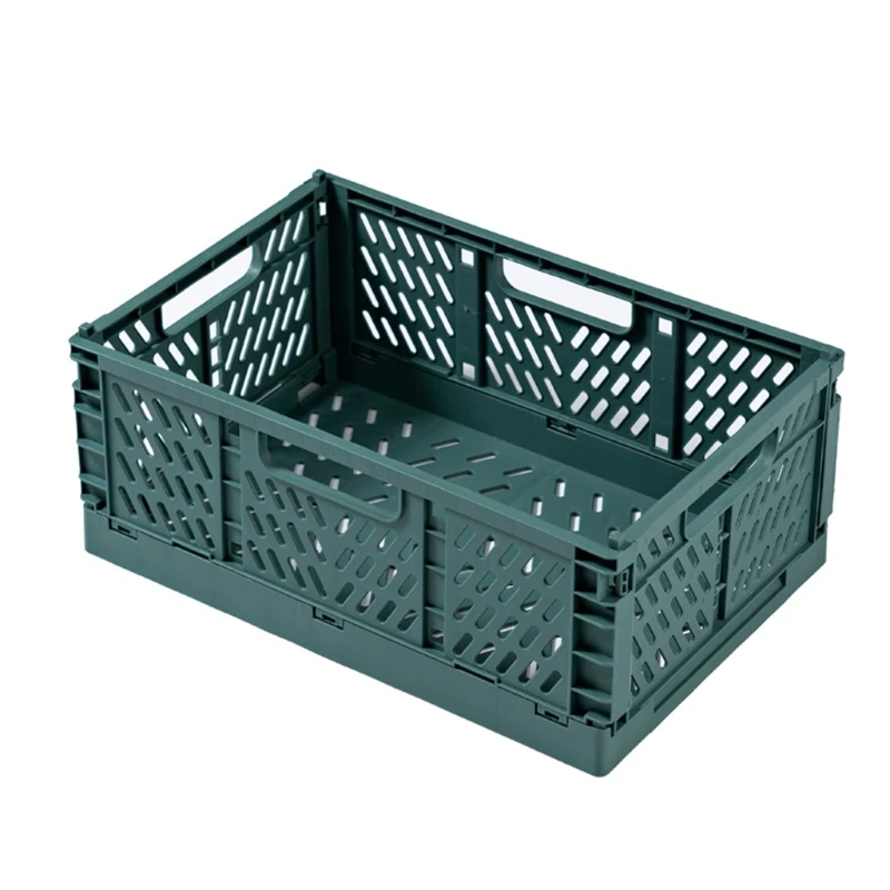 Прямоугольная ажурная корзина для хранения пластиковый сетчатый Настольный