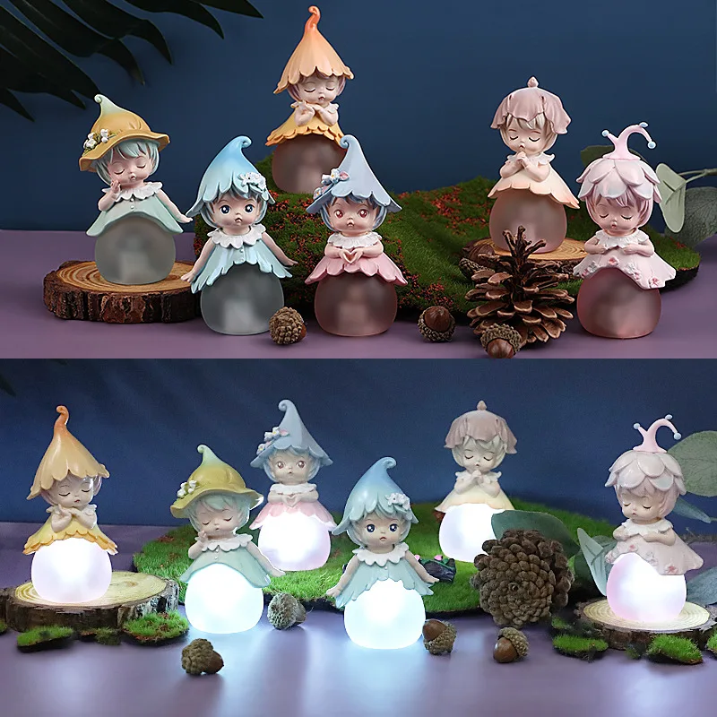 

Сказочный ночник, необычный эльф, детская лампа для спальни, украшение, прикроватный светильник, волшебный лес, растения, игрушки для девоче...