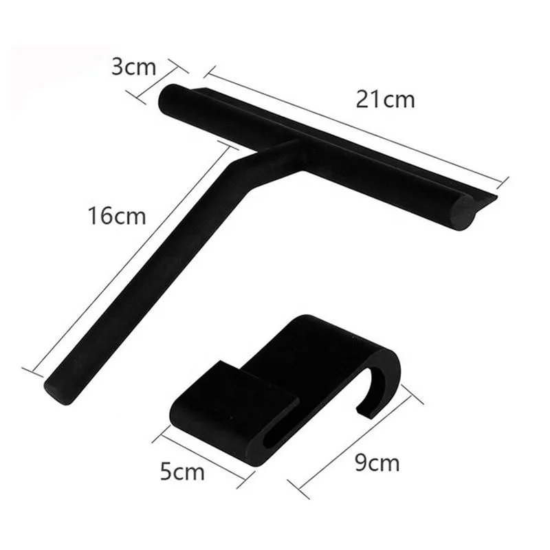 Силиконовые окна плитка Стекло щетка очистки скребка душевое зеркало для