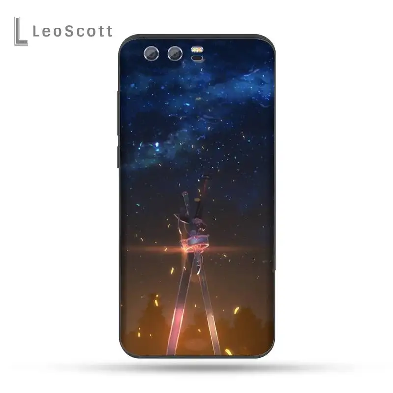 

anime Sword Art Online SAO Phone Case For Huawei Honor view 7a5.45inch 7c5.7inch 8x 8a 8c 9 9x 10 20 10i 20i lite pro