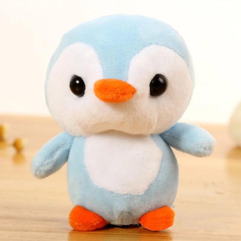 4 цвета с рисунком милого пингвина плюшевые куклы животных набитая плюшевая