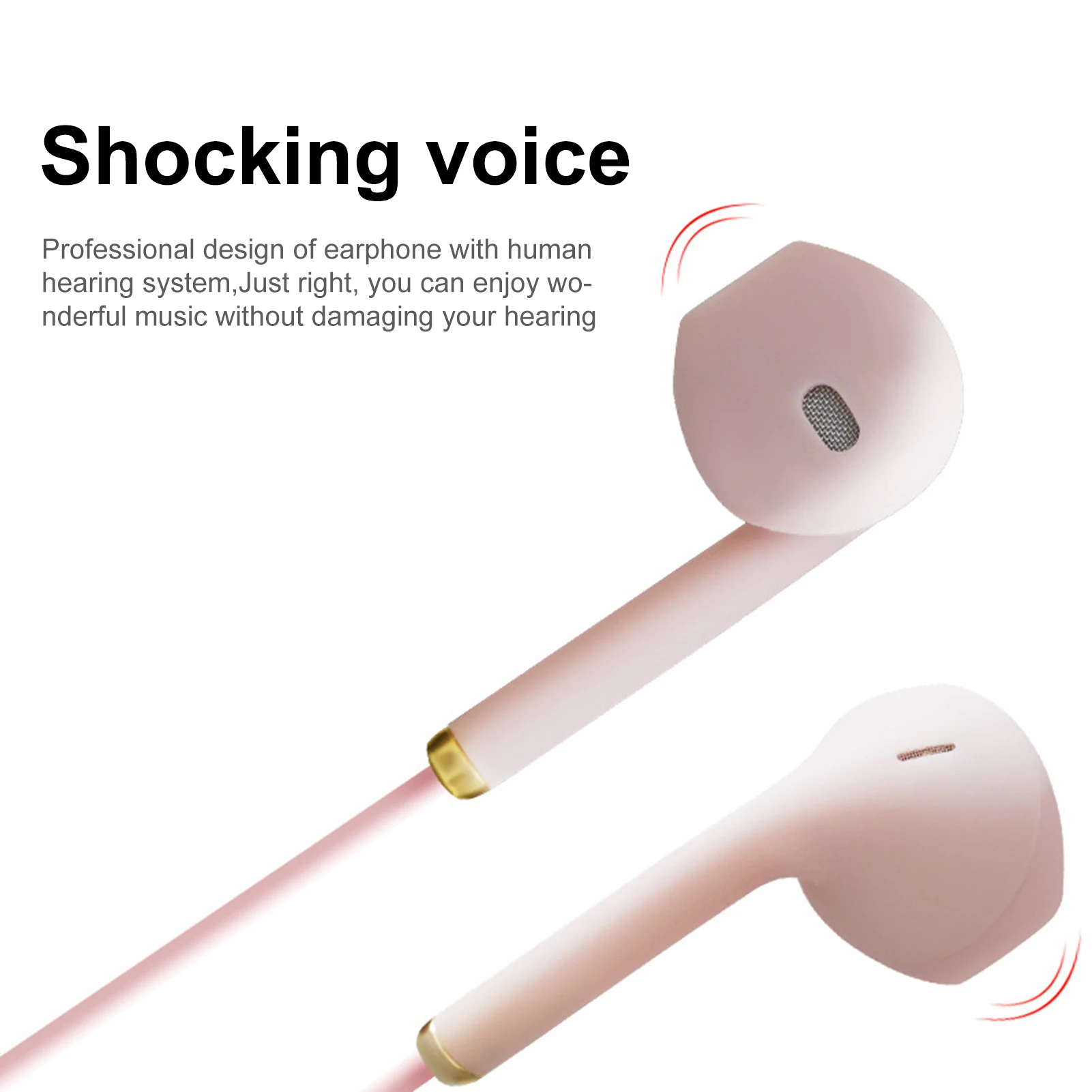 

3.5mm Wired Headset Professional Karaoke Earphones Handheld Mic Portable Stereo Mini Microphone For Mobile Phone