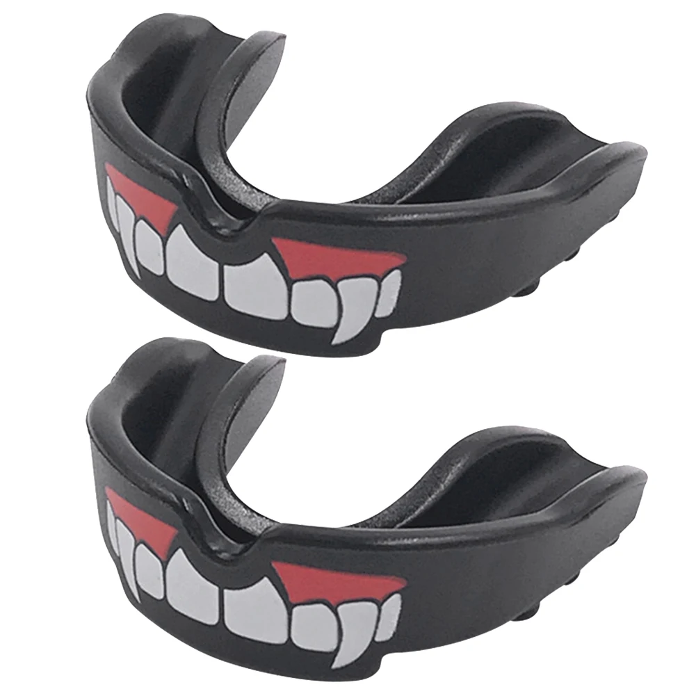 

2pcs Professional Boxing Teeth Protector Adults Soft EVA Mouth Protection Brace for Sport Football Basketball Rugby Karate
