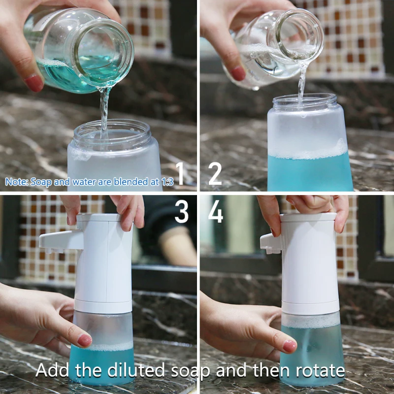 

Liquid Soap Dispensers ABS Material Inductive Soap Dispenser Bathroom Supplies Liquid Sanitizer Bathroom Hardware