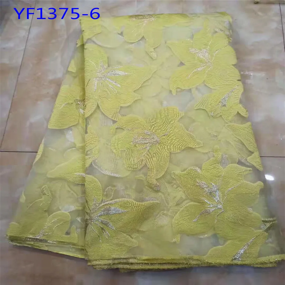 Новейший красный цвет Африканский новый стиль Французский цветок вышитый