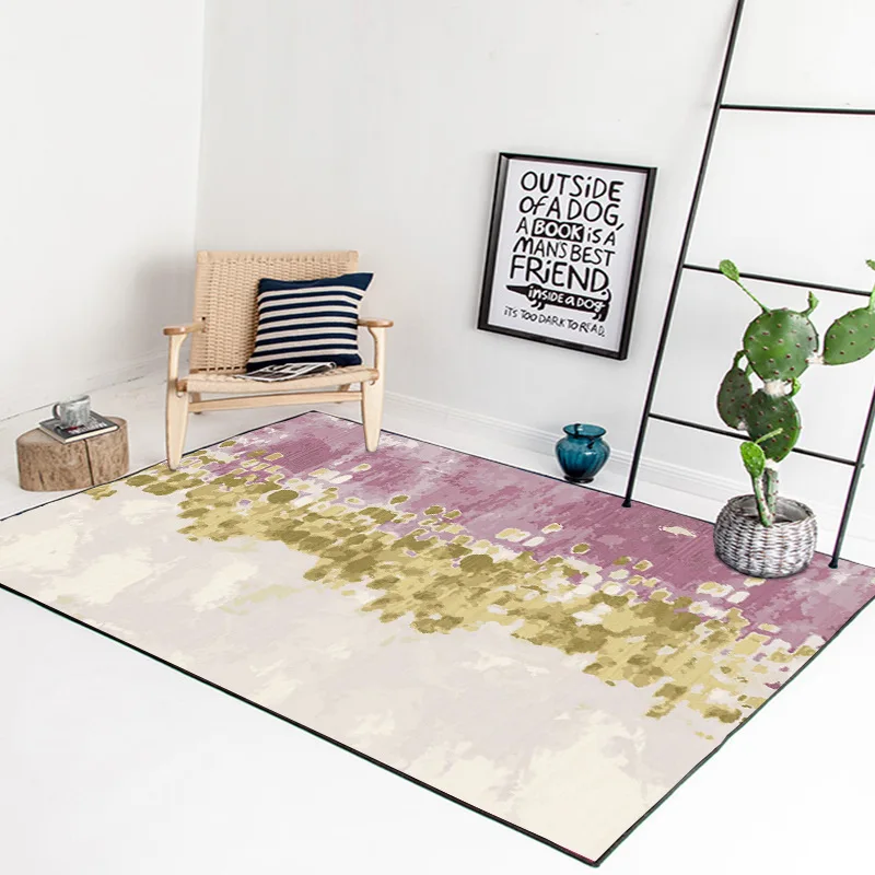 Абстрактная картина маслом в скандинавском стиле милая розовая Спальня дверь